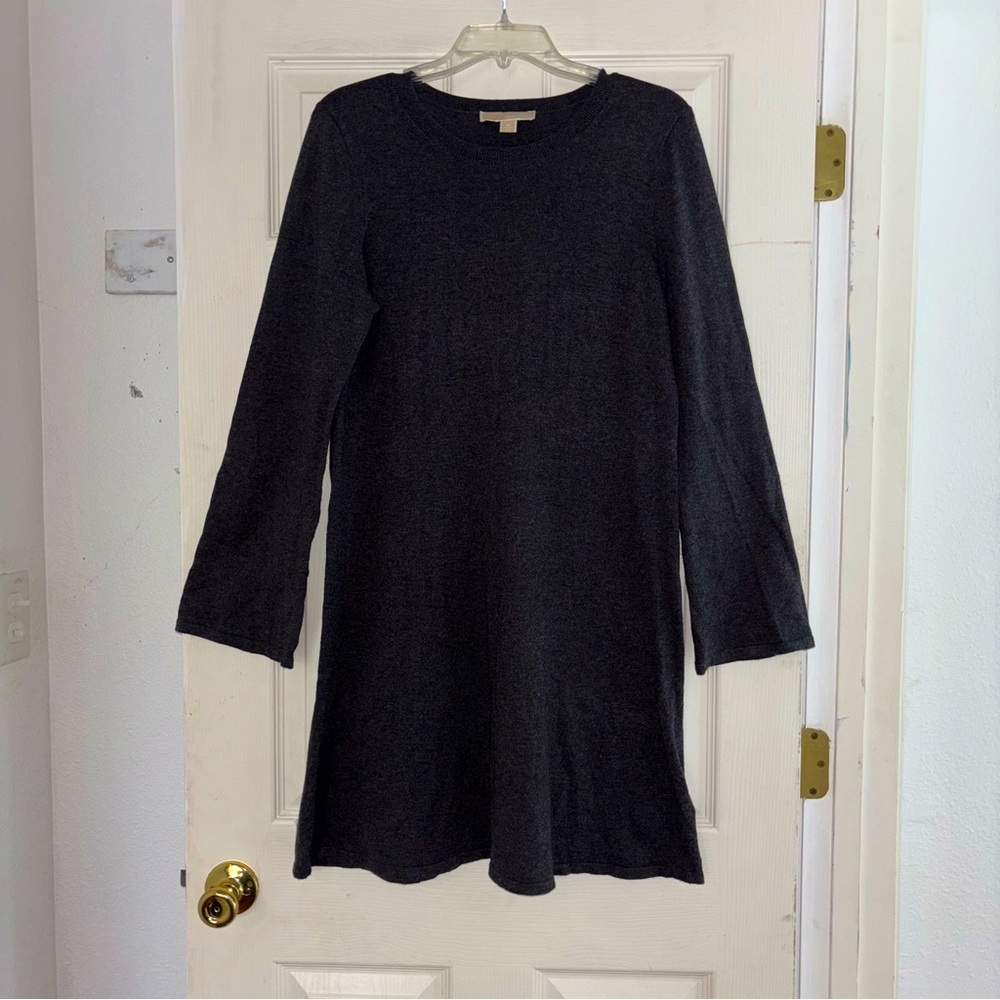 Michael Kors Grey a-line sweater dress size M